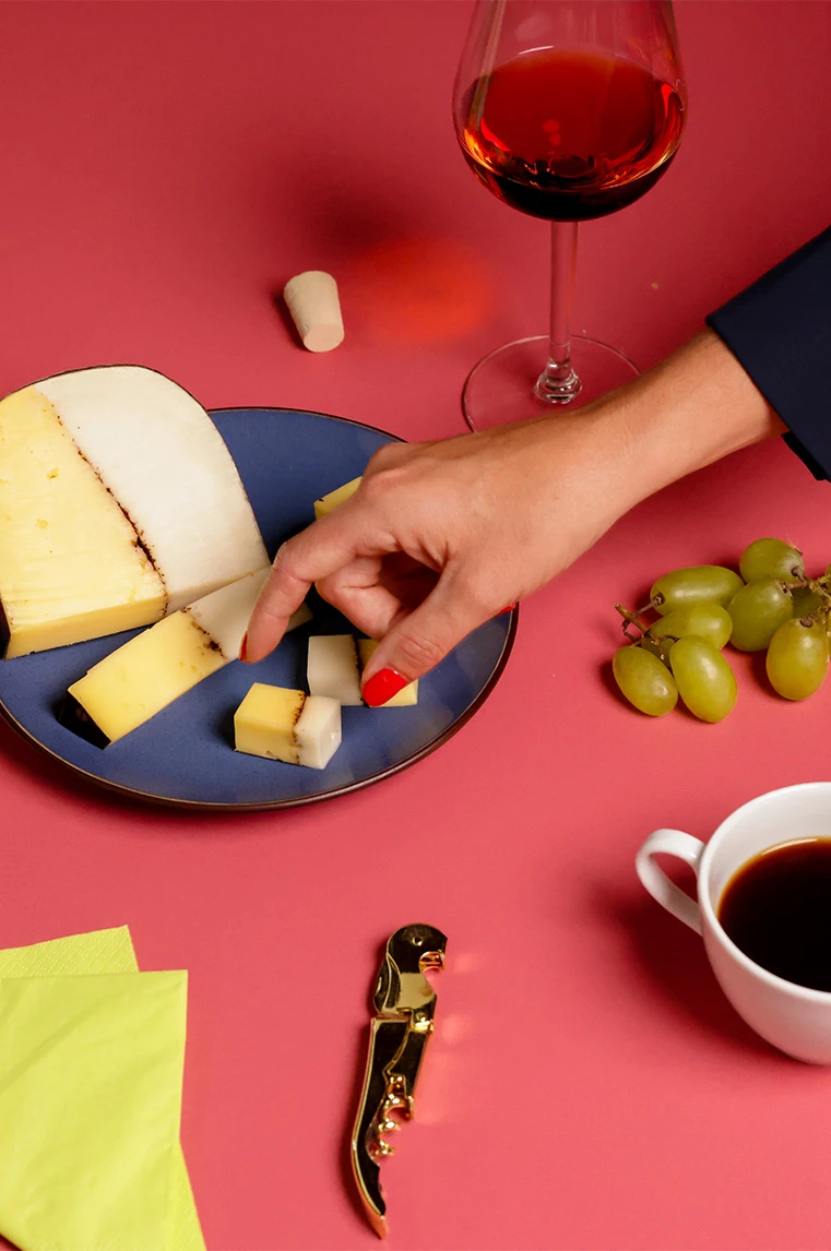 BasironCheese_Kaas_Borrel_Blokjes_Special_Koffie_BasironDoppio opgestapelde kaas