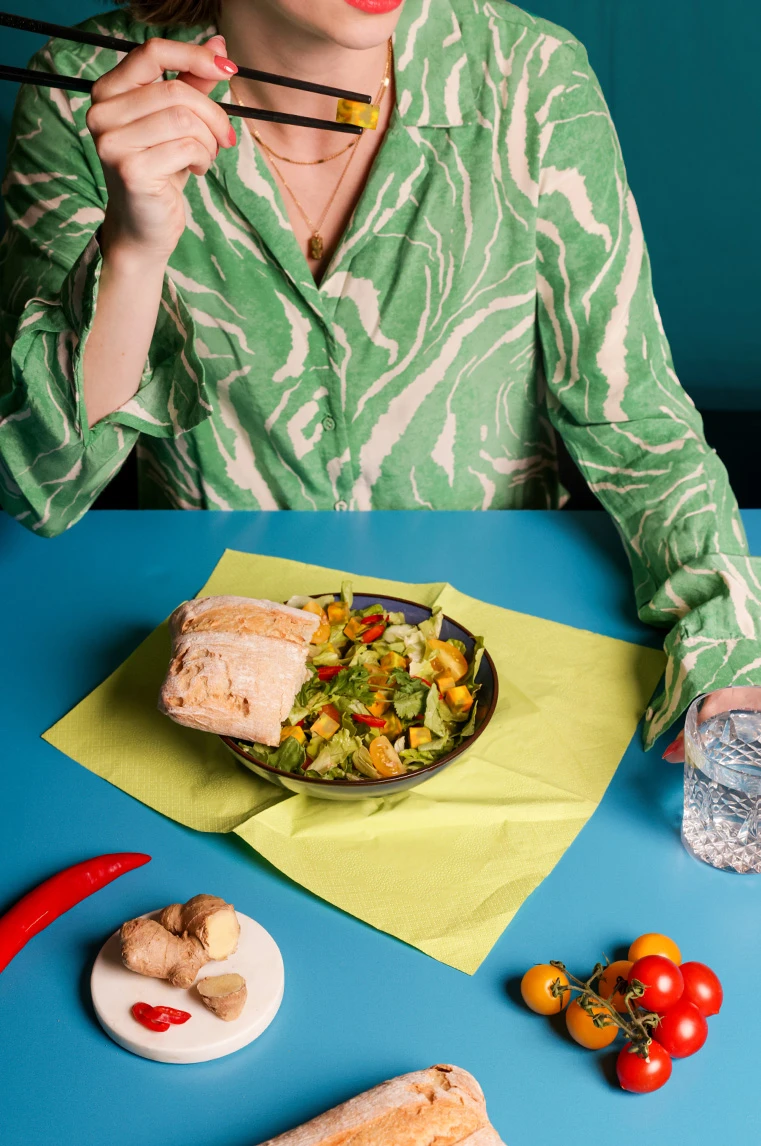 BasironCheese_Kaas_Salade_SpicyGinger_Special opgestapelde kaas