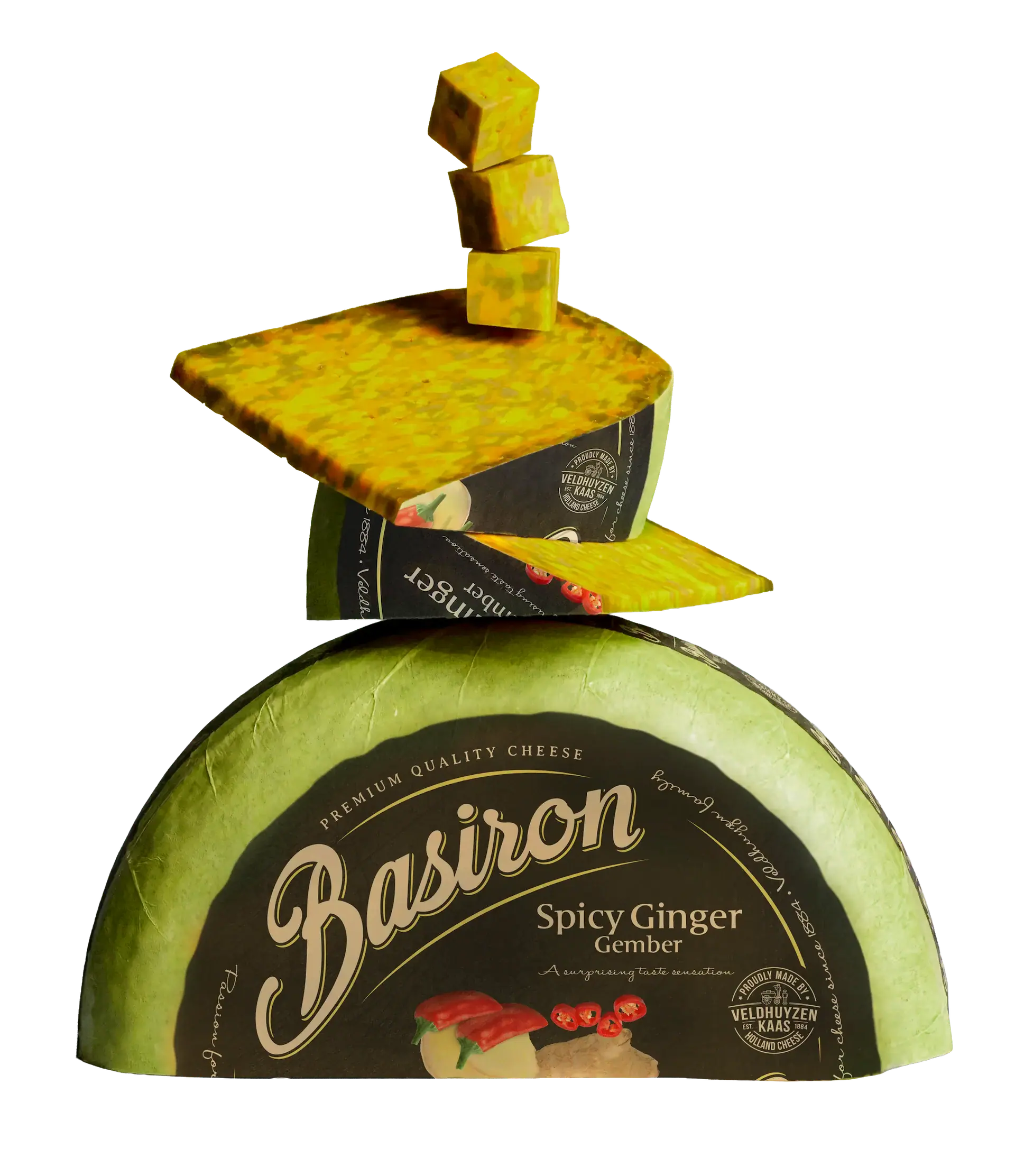 Basiron Spicy Ginger Premium Cheese