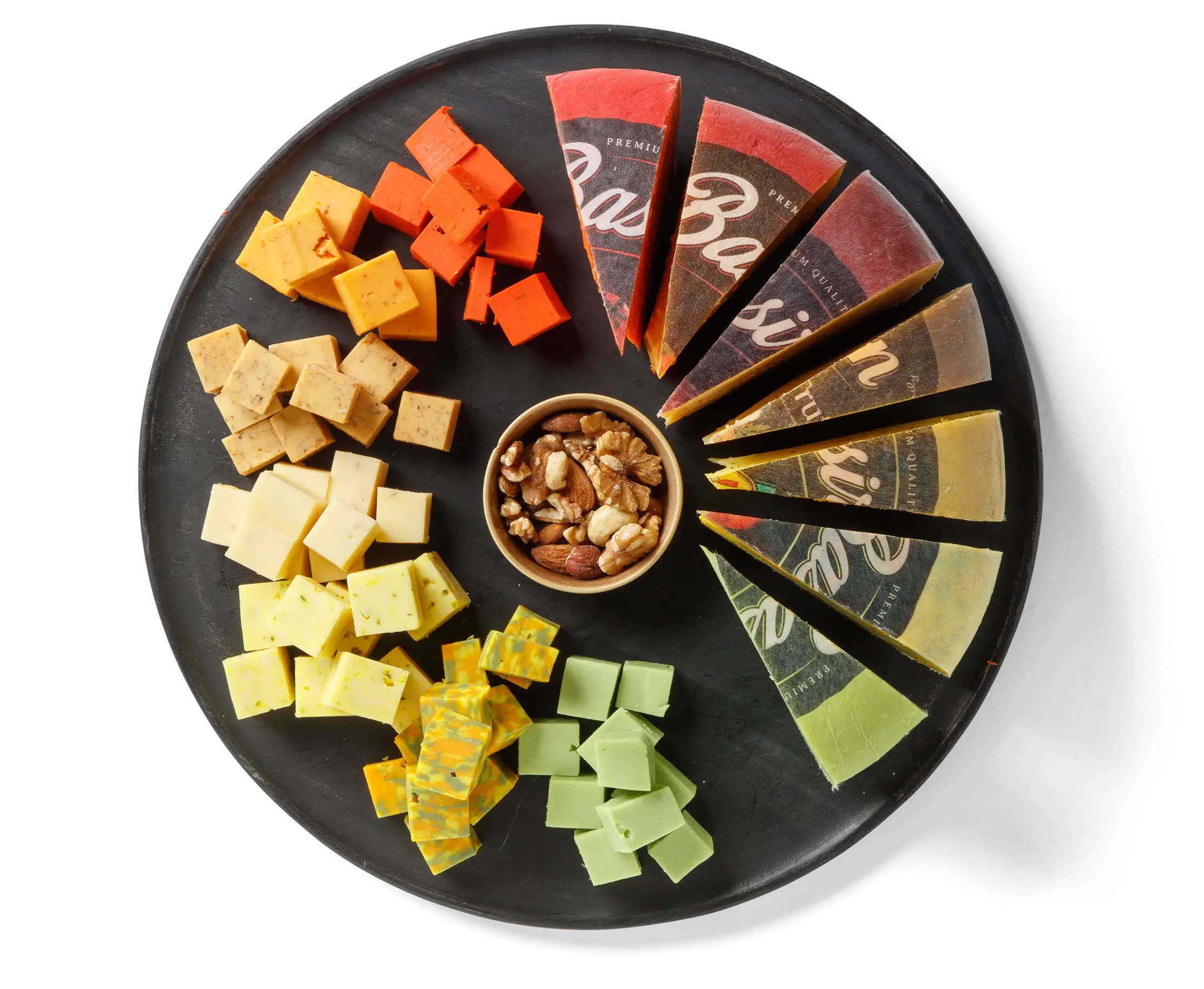 Basiron The Art of Flavours Cheeseboard Colorful