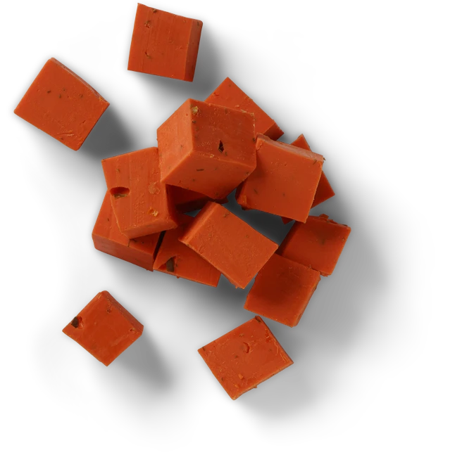 Basiron Cheese The Art of Flavour Cubes PestoRosso