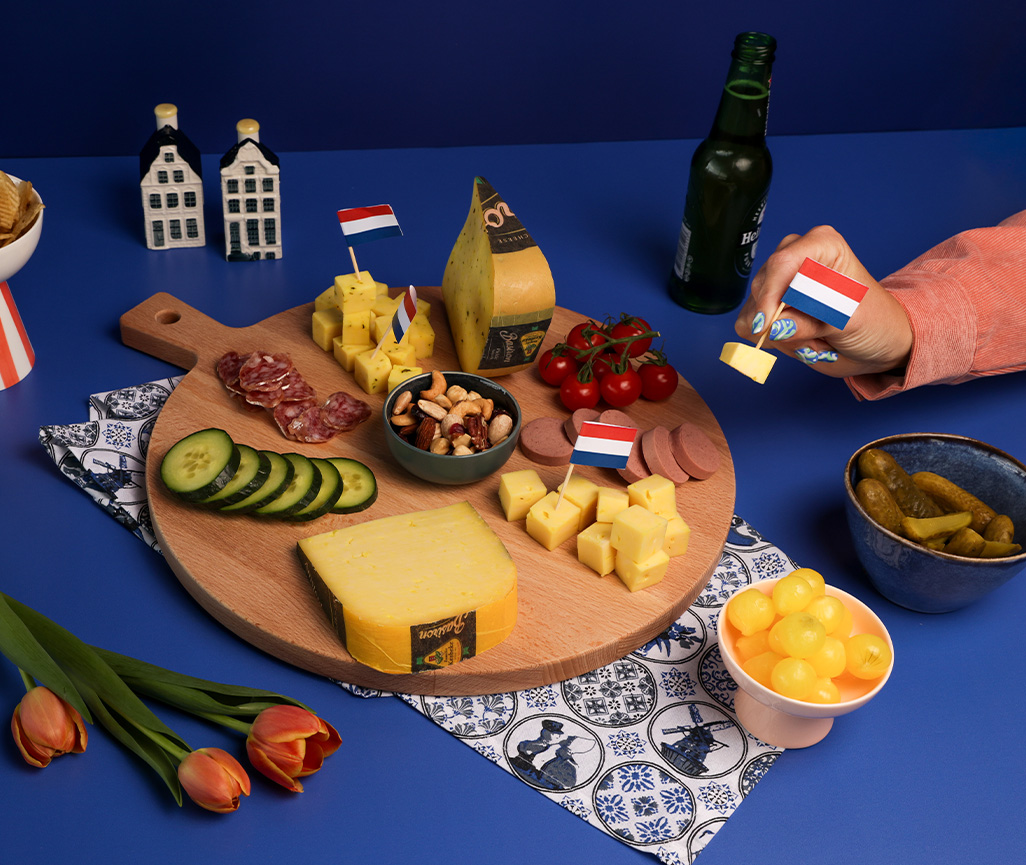 Basiron Kimchi Stokjes Blokjes Kaas Premium Cheese