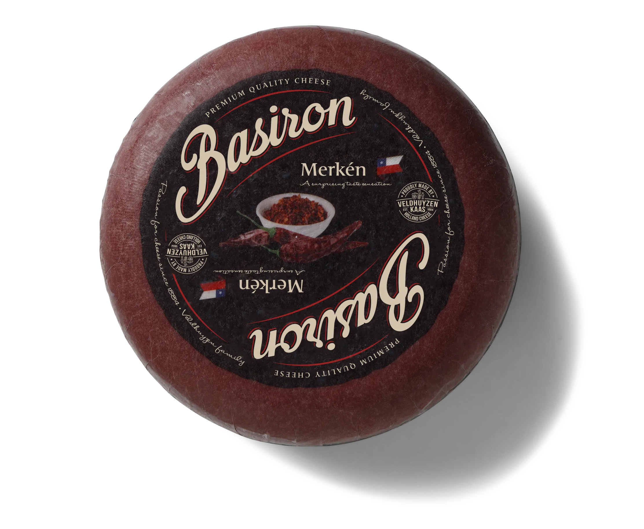 Basiron Merkén Wheel Premium Cheese